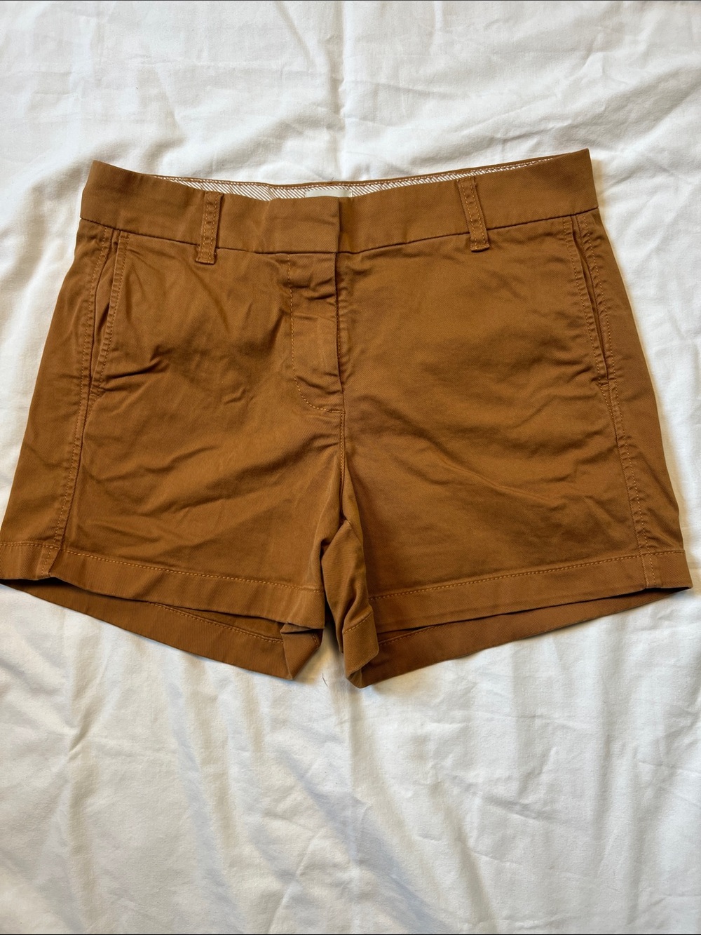 J. Crew Women's Shorts in Rust Brown